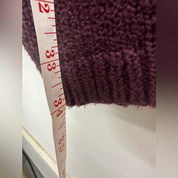 Free People Scotland Sweater Dress Plum & Red Fair Isle Sweater Dress Size Small - Picture 11 of 11